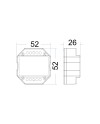 PASTILLA TRIAC  S1-B(WT) PULSADOR + RF + TUYA
